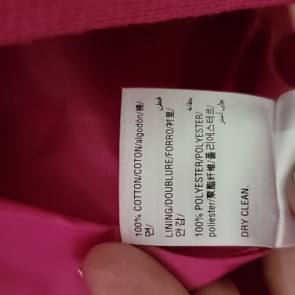 INC Coat Jacket w/Stand Collar Zip/Snap Flap Close Pink size XXL NWT - Picture 13 of 16